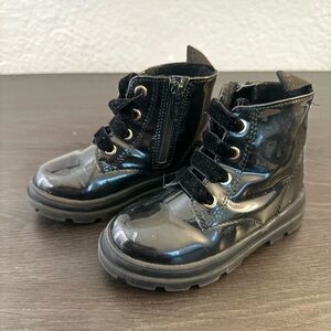 H&M Toddler Black Lace up Boots